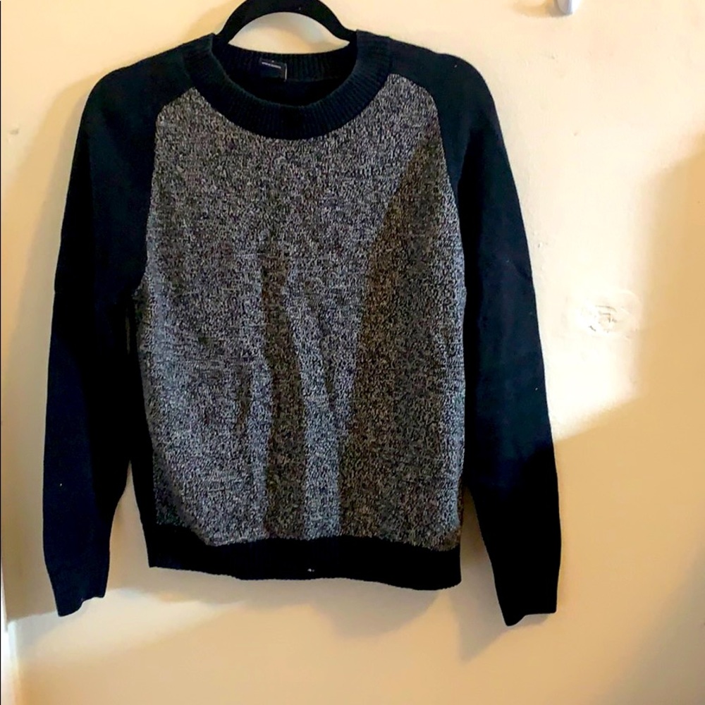Black and grey sweater